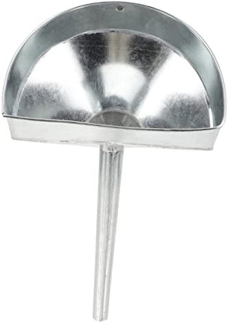 HAWILLOSCH Entonnoir à Carburant Pour Moto Large Ouverture 20 Cm, Filtre à Carburant En Fer Galvanisé, Entonnoir à Huile Moteur Moyen, Usage Automobile, Filtration Des Particules Nuisibles