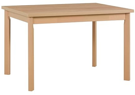 LeafDesign Esstisch, Klapptisch aus Holz mit Einsatz, Rechteckiger Tisch, Langlebig, Tisch für 4-6 Personen, Made in Europe, Max 5 P (120/150x80x78)