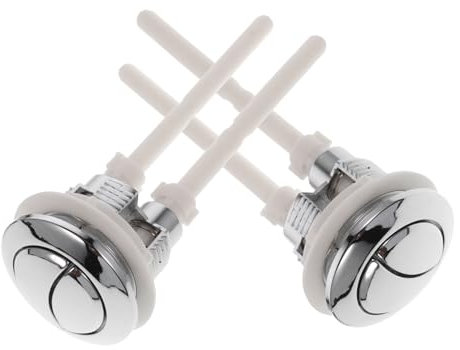 AUTSUPPL 2stücke Dual Toilet Spülknopf Für Wassertanks Universelle Tasten Für Toiletten Einfache Installation Wassersparendes Design Modernes Badezimmerzubehör