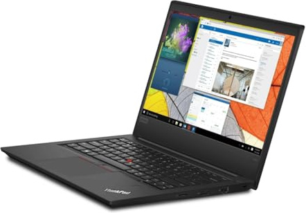 Lenovo ThinkPad E490 14 tum 1920 x 1080 Full HD Intel Core i5 8365U 256 GB SSD hårddisk 8 GB minne Windows 11 Pro webbkamera bärbar dator (renoverad)