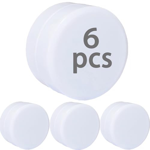 Bocoli 3 Set Duschvorhang Beschwerer Gewichte,Runde Badevorhang Magnet, Vorhang Gewichte Magnet, Duschvorhänge Magnete Unten Beschwerer für Dusche Fenster Vorhang Tischdecken,Weiß
