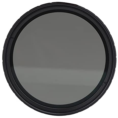 Qukaim FOTGA Filtre ND variable, réglable ND2 à ND400 Filtre d'objectif à densité neutre pour appareil photo SLR, 62 mm, compatible avec différents besoins de photographie