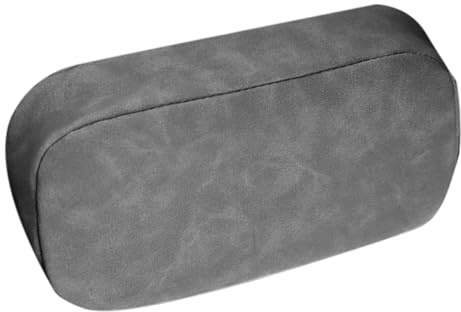 MOLUCKFU Almohadilla Muslo de Gamuza Antideslizante y Resistente al Desgaste para Coche, Cojín Interior Cómodo para Conducir Soporte Ergonómico