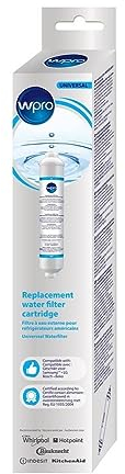 wpro USC100/1 - Kühlschrankzubehör/ Externe Wasserfilterpatrone für Side-by-Side Kühlschränke/ Passend für viele Geräte (u.a. Whirlpool, Samsung, LG)