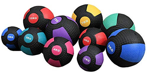 HUA Medizinbälle Haushalt Gummi Fest Medizinball, Männer Und Frauen Fitness Gymnastikball, Balance Ball, Boxen Fitness Core Training Bouncy Ball, 7 Kg, 8 Kg, 9 Kg, 10 Kg (Size : 10kg)