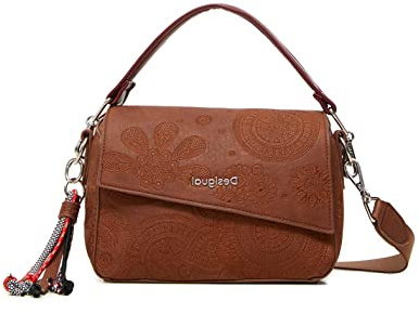 Desigual Damen Bols_deja Vu Phuket Mini Hand Bag, Brown, Einheitsgröße EU