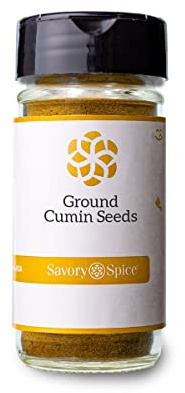 Savory Spice Ground Cumin Seeds - Ground Cumin Powder Seasoning (Comino) (Medium Jar - Net: 2.15 oz)