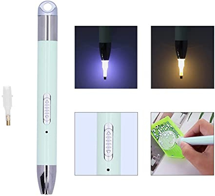 Diamond Pen med LED-ljus, 5D konstverktyg för DIY hantverk och dekoration