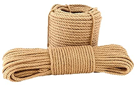 WWQQ Hanfseil,Jute Seil, 100m 200m 500m NatüRliche Hanfschnur Seile Jute-Schnur Jutekordel, 4mm,8mm,10mm Dicke Und Starke Jutekordel SchäRpe,Mehrzweck Utility Hanf Twine Seil (Size : 1.5mm-200m)