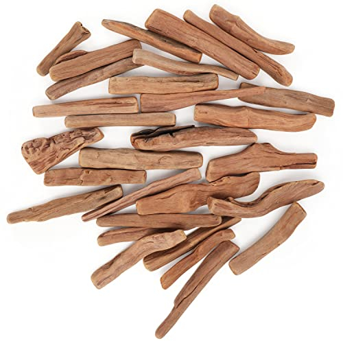 Kurtzy Natürliches Treibholz zum Basteln (450 g) 8-13 cm Holz Stücke - Naturbelassene Holzstäbe zum Basteln & Terrarium Zubehör - Für Vasen/Schalenfüller & Rustikale Hochzeit/Heim-Treibholz Deko