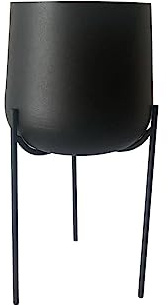 LIN HOME RS22107-1 Macetas De Hierro Forjado para Plantas, Resistentes, Exquisitas Y Delicadas, para Jardín, Hogar, Oficina.