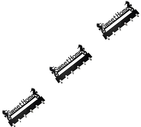 Cabilock 3-teiliger Für Wandhaken Kleiderhaken Aus Edelstahl Einfache Installation Erforderlich Multifunktionales Vintage-design Platzsparende Heimdekoration