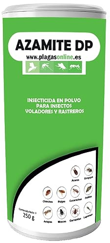Insecticida en Polvo 250gr | para el Control de Insectos Rastreros y Voladores | Efecto prolongado |