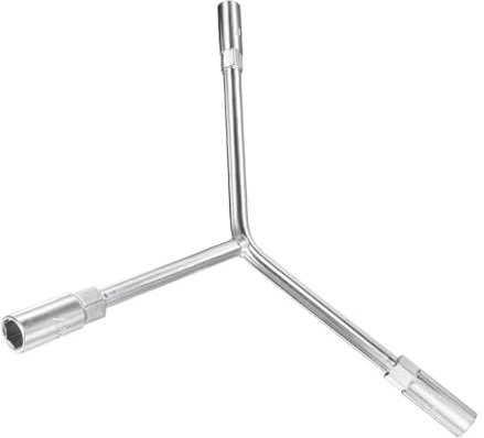 CoCud Llave de Vaso en Forma de y de 3 Vías | Tamaños: 8mm 10mm 12mm, Longitud de 5.5 Pulgadas | Herramientas de Reparación de Llaves Hexagonales Tipo, 1 Pieza