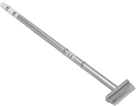 ANKROYU Spaten-Lötkolbenspitze, Edelstahl-Nylon-Spatel-Lötkolbenspitze, T12 elektrische Lötstation, Spaten, Schaber, Schaufel, Lötstation, Spatenspitze (T12-1404)