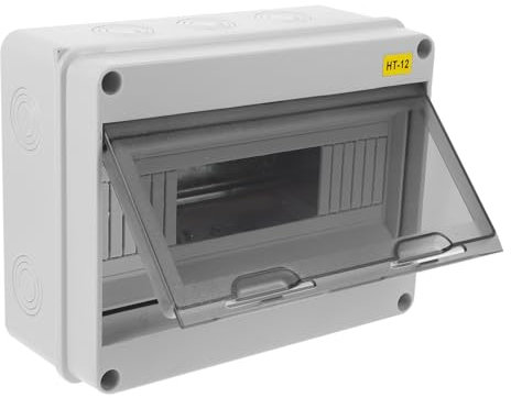 LIFKICH Distribution Box Outdoor Electrical Junction Box for Lighting Circuit Home Use