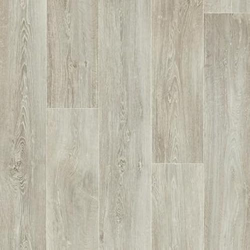 Sol Vinyle Effet parquet chêne scandinave Blanchi - Rouleau de 1m x 5m