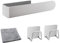 Soporte para paños de cocina sin taladrar, soporte para paños de cocina de acero inoxidable para paños de cocina, soporte para trapos, fregadero autoadhesivo con 2 soportes de esponja, organizador de