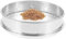 CEHJZQRPL Tamiz de arena de acero inoxidable, tamiz de jardín de metal, tamiz de tierra redondo, tamiz de abono, tamiz fino, herramientas de jardín for tierra y piedras(Diameter 30 cm/11.8 in,Mesh siz