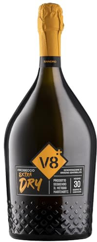 V8 Sior Sandro Magnum Astucciato, Prosecco DOC Extra Dry, 11,5% vol, 1500 ml