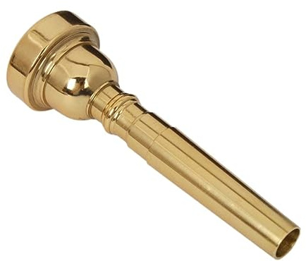 VANZACK Trompetenmundstück mit Präzisem Klang und Leistung aus Kupfer in Gold 5c für Trompete Geeignet