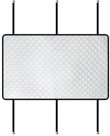 Parasol para techo corredizo, sombreado de claraboya – Cubierta con bandas elásticas protección UV para nieve, coche, camión, ventana, camping, exterior