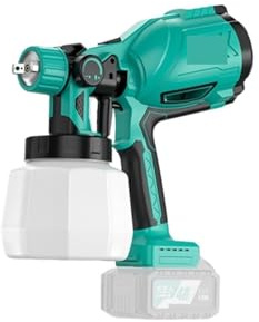 Pistola per Verniciare, Pistola a spruzzo senza fili ad alta atomizzazione for vernice al lattice, spruzzatore elettrico portatile for vernice domestica