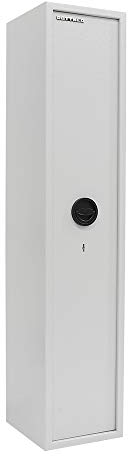 Rottner Armoire à armes S1 Yukon 5 à double barrette Gris clair