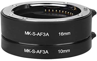 EBTOOLS Anneau Adaptateur de lentille de caméra, Tube de rallonge Macro Automatique autofocus 10mm 16mm fixé pour caméra E