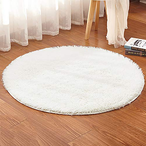 Daoba Tappetini per Il Bagno Tappeto da Bagno Tondo in Microfibra Ideale per Soggiorno/Cucina/Camera Indoor Outdoor Rugs scendibagno Antiscivolo Assorbente tappetini
