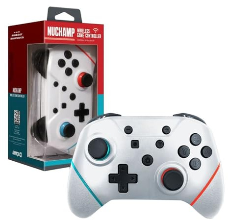 Hyperkin NuChamp Wireless Game Controller For Nintendo Switch®/Nintendo Switch® Lite (White) - Armor3