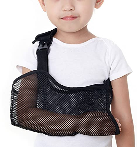 JMYSD Eslinga De Brazo para Niños, Inmovilizador De Hombro con Soporte De Brazo para Codo Roto, Muñeca, Brazo, Lesión En El Hombro, Manguito Rotador, Brazo Izquierdo O Derecho,M