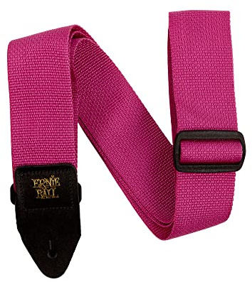 Ernie Ball hallon och svart polypro gitarrrem