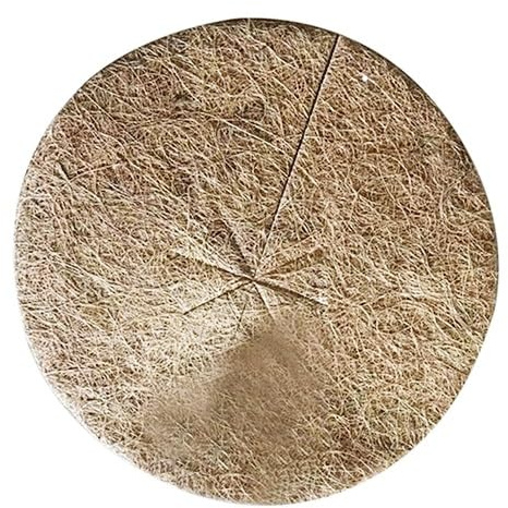 EVANEM Plant Covers Coir Mulch Ring Tree Protector Mat Natural Coconut Fibers, for Tree Protection Weed Mats Tree Planter Disc Plant Cover 10pcs (Size : 40cm)