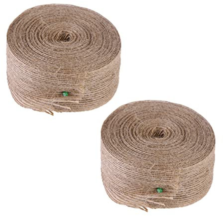 DOITOOL Gürtel 10 M Natürliches Juteseil 3 8 Cm Für Heimdekoration Basteln
