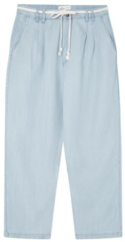 SPRINGFILED Pantalón Chino Tencel, Jeans Mujer, Blue, 42