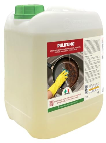 MARBEC PULIFUMO® 5LT Detergente spray desengrasante fuerte para limpieza ordinaria de hornos, barbacoas, estufas y bandejas para hornear