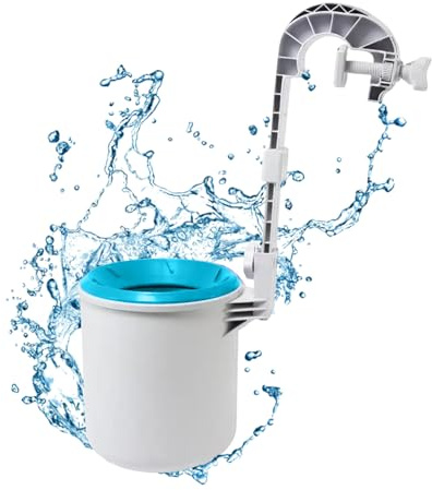 COMFOLIVING Skimmer de piscina,Skimmer de pared para piscina de superficie - Skimmer portátil para espumar hojas de basura para el mantenimiento diario de la piscina