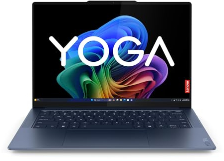 Lenovo Yoga Slim 7X Laptop | Copilot+ PC | 14,5 3K OLED 90Hz Display | Qualcomm Snapdragon X1 Elite | 32GB RAM | 1TB SSD | Integrierte Grafik | Win11 Home | QWERTZ | 1,28kg | blau