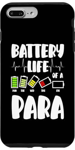 Hülle für iPhone 7 Plus/8 Plus Battery Life Of A Para Lehrassistent Integrationslehrer