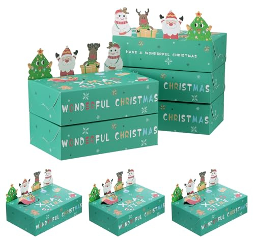 HSEAMALL 30 Stück Geschenkbox Hochzeit Süßigkeiten Box Weihnachten Geschenkbox kleine Gastgeschenke für Weihnachten Hochzeit Geburtstag Party Gastgeschenk Taufe Xmas