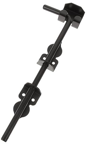 ASAKKURA Bodenriegel Stabiler Aus Massivem Schlagfest Pulverbeschichtet Für Holztore Gartentüren Geeignet Widerstandsfähiger Torschloss Riegel Für Schuppen Und Hoftore