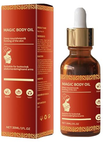 Magic Body Firming Oil, Magic Luxury Body Oil, Luxury Body Oil, Body Moisturizing Oil for Arms and Chest, Hydrating Cellulite Body Tightening Lotion, Hydrates Skin, Body Oil for Women After Shower (1)