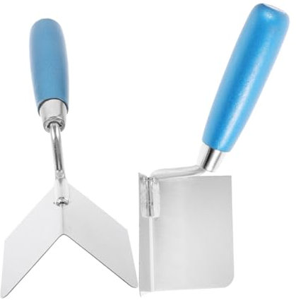 Uonlytech 2piezas Paleta Multifuncional De Acero Inoxidable Para Esquinas Mango Ergonómico Unidades