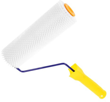 SHINEOFI Self Leveling Defoaming Roller Brush for Cement Floor Nail Spiked Screeding Compound Roller Hand Tools