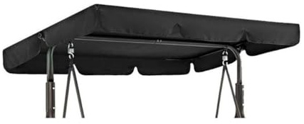 Toldo Columpio para Exteriores, Tela Recubierta de Plata Toldo Impermeable Cubierta Superior Abatible de Repuesto,Adecuado para Jardines, Patios, Interiores y Exteriores,05,210 * 145 * 18cm