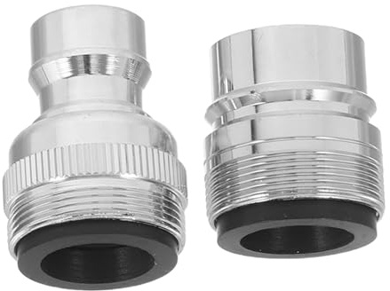 DIYEAH 2pcs Connector Threaded Faucet Adapter Dishwasher Drain Connector for Kitchen Sink Tap