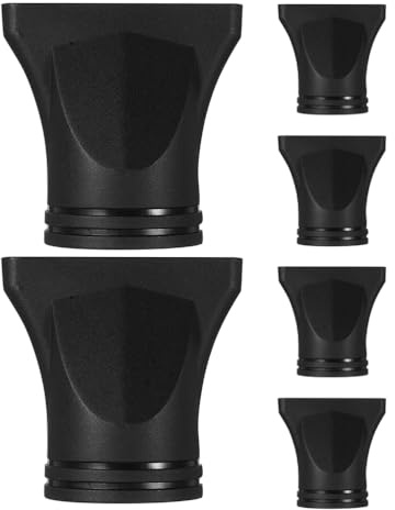 Veemoon 6pezzi Ugello Di Ricambio Per Asciugacapelli in Plastica Concentratore Stretto Design Becco d Anatra Per Styling Efficiente Adatto Per Saloni e Barbiere