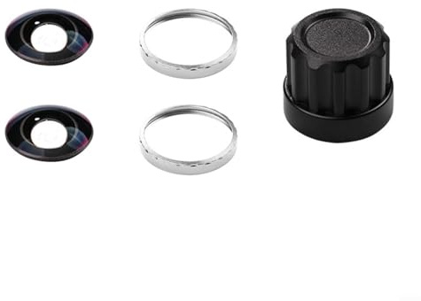 UTTASU Juego de lentes intercambiables para cámara Insta360 X5, juego de 2 lentes de cristal óptico de alta calidad con herramienta de extracción de anillo de aleación de aluminio para fotografía