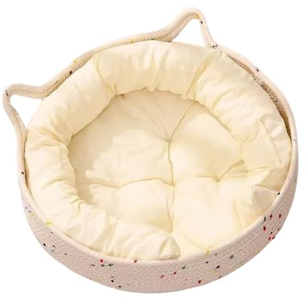 Generisch Cat Bed - Cats and Puppy Bed for Small Dogs | Scratching Cushion Nest Soothing Sleeping Place for Kittens and Small Dogs Home Accessory Indoor Outdoor
